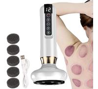 Appareil de thérapie de consultation : thérapie thermique à 12 niveaux, dissolvant électrique de cellulite | Massorger Smart Spompuum Cupping Massorger, machine de tasse d'aspiration dynamique