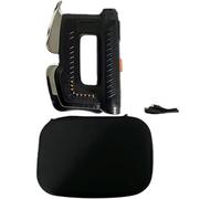 Appareil de thérapie musculaire 5 en 1 avec micro-courant EMS et lumière rouge 630 nm, outil de grattage multi-lames avec fonction chauffage, design compact de 34 mm pour soins du corps noir