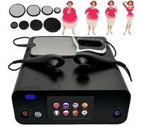 Appareil de thérapie Physique Portable Tecar 448K pour Perte de Poids, Appareil de diathermie pour thérapie de Soins Profonds, Appareil de raffermissement de la Peau,Couteau pour Fascia