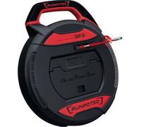 Appareil de tirage de câbles GF3 Bande-L.30m Courbe-R.38mm sans compteur RUNPOTEC