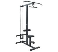 Appareil de tirage vertical Noir 110 x 70 x 187 cm vidaXL
