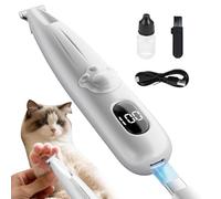 Appareil De Toilettage Du Chat - Appareil de Toilettage Étanche Rechargeable,Tondeuse D'Élimination Des Poils De Chat,Zones Yeux Oreilles Visage Fesses Petites Moyennes Grandes Races