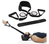 Appareil de traction cervicale avec sangle en Y, appareil de traction cervicale, sangle de tête, physio, appareil de traction cervicale pour décompression et étirement, sangle en nylon avec