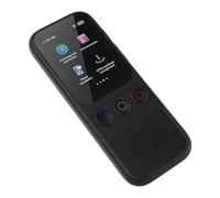 Appareil de traducteur de langue - Outil de traduction portable | Pas besoin de WiFi d'équipement hors ligne, 138 accents, batterie rechargeable, interprète vocal en temps réel, machine de poche pour
