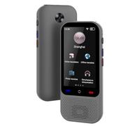 Appareil de traducteur de langue portable avec 138 langues Traduction vocale 16 traduction hors ligne Interprétation simultanée Support vocal enregistrement vidéo texte/PTranslate Chat de groupe