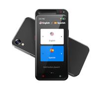 Appareil de traducteur de langue sans WiFi nécessaire, traducteur AI ChatGpt amélioré Traduction vocale bidirectionnelle en temps réel avec plus de 138 langues hors ligne, enregistrement, traduction