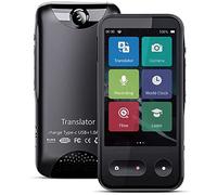 Appareil de Traduction de Langue, interprète Vocal bidirectionnel 4G Hotspot WiFi 138 Langues Traductions intelligentes Connexion SIM/WiFi/VSIM Prise en Charge Photo et Traduction Hors Ligne pour Les