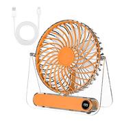 Appareil De Voyage - Glacière Personnelle À 5 Vitesses, Circulateur Électrique Transparent, Hélice Portable Compacte | Ventilateur De Bureau Léger Sans Fil, Randonnée En Plein Air, Pêche, Shopping, Br