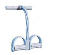 Appareil de Yoga à pédales for affiner la Silhouette avec élastiques résistance, idéal for Les abdominaux, Taille, Bras, Jambes et Chevilles pour Remise en Forme(Blue)