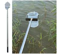 Appareil d'échantillonnage d'eau avec perche télescopique et bécher pour tests environnementaux et collecte