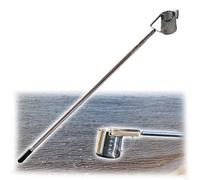 Appareil d'échantillonnage d'eau rétractable avec tasse graduée en acier inoxydable pour réservoir, rive de rivière et tête de puits