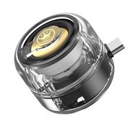 Appareil d'écoute compact de type C, transparent | Compagnon sonore portable rechargeable pour la navigation, les voyages