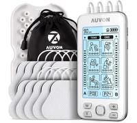 Appareil d'électrostimulation - AUVON - 4 Canaux - 24 Modes - 10 Électrodes - Soulagement de la douleur