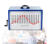 Appareil démonstrateur de vagues pour enseignement de la physique, manivelle manuelle avec 16 trous d'arbre de roue excentriques, génération d'ondes longitudinales et transversales