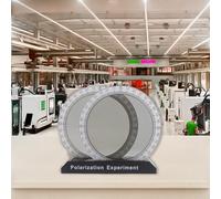 Appareil d'enseignement polarisant optique avec plaque d'interférence pour les expériences scientifiques des étudiants sur la polarisation de la lumière et les phénomènes de polarisation des couleurs