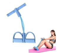 Appareil d'entraînement abdominal - Appareil pour abdominaux - Musculation - 4 tubes - Cordon élastique - Équipement sportif -