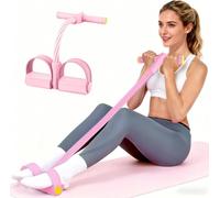 Appareil d'entraînement abdominal, équipement d'entraînement abdominaux, extenseur de culturisme, entraînement complet du corps pour la maison, 6 tubes, corde de traction élastique, exercice