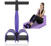 Appareil d'entraînement abdominal, extenseur complet du corps pour la maison, 6 tubes, corde de traction élastique multifonction