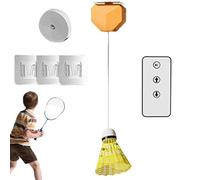 Appareil d'entraînement de Badminton - Kit d'entraînement de Badminton télécommandé | Entraîneur de Portable à Un Joueur Unique, Appareil d'entraînement à 6 balles pour et Adultes