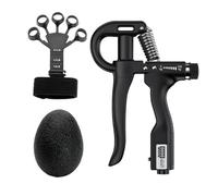 Appareil d'entraînement de la force de préhension, Extenseur de doigts, bras, poignet, avant-bras, entraîneur Fitness, exercice pince for Patient, 5-120kg(3pcs Set-A1)
