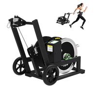 Appareil d'entraînement de résistance pour puissance explosive et endurance, 50 m d'entraînement physique avec affichage LED, retour automatique de corde pour sprinting, natation, saut