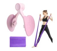 Appareil d'entraînement du plancher pelvien avec bande de résistance | Améliorez votre routine de remise en forme avec cet entraîneur polyvalent pour cuisses et pelviens