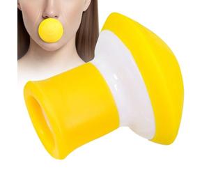 Appareil d'entraînement du visage, en forme de mâchoire | Plat d'exercice respiratoire en silicone pour adultes adolescents à la maison, en voyage, dans un dortoir