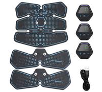 Appareil D'entrainement Musculaire Abdominal Ems Avec Affichage Numerique Et Patch De Charge Pour Exercices De Fitness