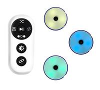 Appareil D'EntraîNement Vitesse Agile Reaction, Lampe Fitness Agile Portable avec TéLéCommande, 4 Modes 4 Couleurs LumièRe, Distance Connexion 10M, EntraîNement Coordination œIl-Main,3 Lights,Blue