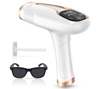 Appareil d'épilation au laser pour homme et femme - Épilation permanente IPL à domicile - 999 999 flashs - Épilateur indolore sur les aisselles, le dos, les jambes, les bras, le visage - Ligne de