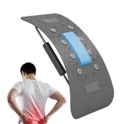 Appareil d'étirement du dos - Masseur de dos à traction réglable | Relaxant lombaire multifonctionnel, planche lombaire avec aimant chauffant pour la récupération musculaire du corps de la colonne cer