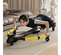 Appareil d'exercice abdominal pour la musculation, niveaux d'intensité réglables, écran LCD, angle d'extension de 90°, combustion complète des graisses du corps et surveillance des données