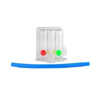 Appareil d'exercice respiratoire, Facile à nettoyer, Différents taux d'inhalation, Durable, Amovible, Pour les cliniques, Entraînement de la capacité vitale, 3 balles