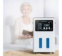 Appareil d'inhalation d'hydrogène (débit 900-4200 ml/min) : pour deux utilisateurs, alimentation et vidange d'eau automatiques, (pureté 99,99%), écran tactile(1200ml)