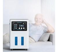 Appareil d'inhalation d'hydrogène pour deux utilisateurs (900-1800 ml/min), séparation eau-gaz en 7 étapes, électrolyse SPE/PEM (pureté 99,99%), fonctionnement silencieux(1500ml)