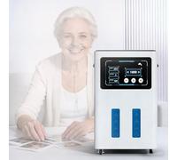 Appareil d'inhalation d'hydrogène pour deux utilisateurs (900-4200 ml/min), technologie SPE/PEM (pureté 99,99%), écran tactile, minuterie 6 h, facile à utiliser(1800ml)
