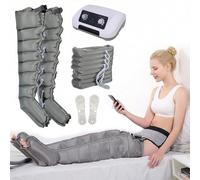 Appareil Drainage Lymphatique Botte de Pressothérapie 30-240 mmHg Minuterie Programmable Massage Jambes Stimulation Circulation Sanguine Réduction Rétention d’Eau Confort Optimal