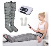 Appareil Drainage Lymphatique Botte de Pressothérapie 30-240 mmHg Minuterie Programmable Massage Jambes Stimulation Circulation Sanguine Réduction Rétention d’Eau Confort Optimal