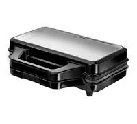 Appareil Éectrique pour 4 Sandwiches en Forme de Triangle Plaques Antiadhésive MPM MOP-45M 900W Acier Inox / Noir