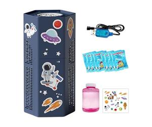 Appareil électrique à Bulles - Amusement pour pour Produire Un Gadget avec des Autocollants d'astronaute de l'espace, équipement de Temps de Jeu Idéal terrasse de pelouse de Jardin Collection
