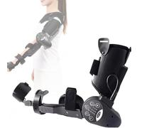 Appareil Électrique de Rééducation de l'articulation du Coude Orthèse d'entraînement de Rééducation Entraînement Flexion l'extension pour les Patients Hémiplégiques Victimes d'AVC(Left)