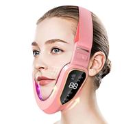 Appareil électrique double menton - Visage plus | Dipositif pour sculpter | Il Vìso Masque facial universel avec télécommande, outil de beauté pour adultes, formes oblongues