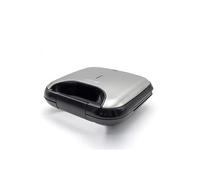 Appareil électrique pour 2 Sandwiches en forme de triangle, plaques antiadhésive,, MOP-19M, 750, Noir/Argent
