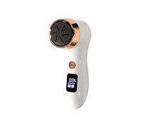 Appareil électrique pour enlever les callosités avec écran LED, 2 têtes de ponçage rechargeables, pour enlever les peaux mortes, ponceuse à pied double courage