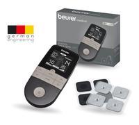 Beurer Appareil électrostimulation EM 1 R Relief+ TENS/EMS 4 électrodes Gris anthracite