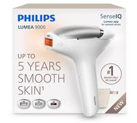 Appareil épilation IPL Philips Lumea 9000 BRI936/00 SenseIQ 5 niveaux SmartPulse SmartSkin Blanc argenté