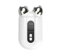 Appareil facial à micro-courant - Masseur électrique pour le visage - Outil de raffermissement du cou et de levage du visage - Rouleaux pour raffermir, soulever, serrer, affaisser la peau