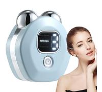 Appareil facial à micro-courant - Rouleau de massage portable - Technologie de tonification de la peau - Fonction de sculpture électrique - Idéal pour les soins de la peau à domicile, la routine