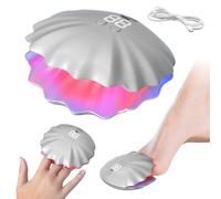 Appareil laser anti-mycose des ongles - 470 nm bleu et 905 nm - Lumière infrarouge portable - Appareil de traitement des champignons des ongles - Pour un nettoyage hygiénique des ongles et des soins à