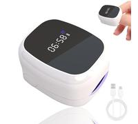Appareil laser contre les champignons des ongles avec écran LED, rechargeable USB-C, avec 6 LED (lumière bleue et lumière infrarouge), appareil portable de traitement des mycoses des ongles, pour